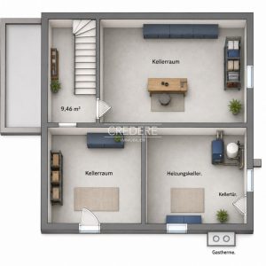 Grundriss KG mit kl. Abweichungen zur Realität