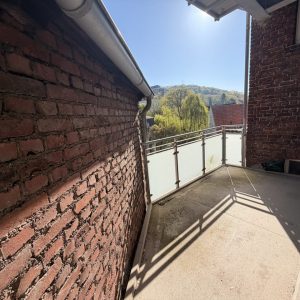 Balkon mit Morgensonne
