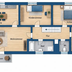 Grundriss Obergeschoss