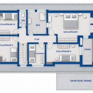 Grundriss Obergeschoss